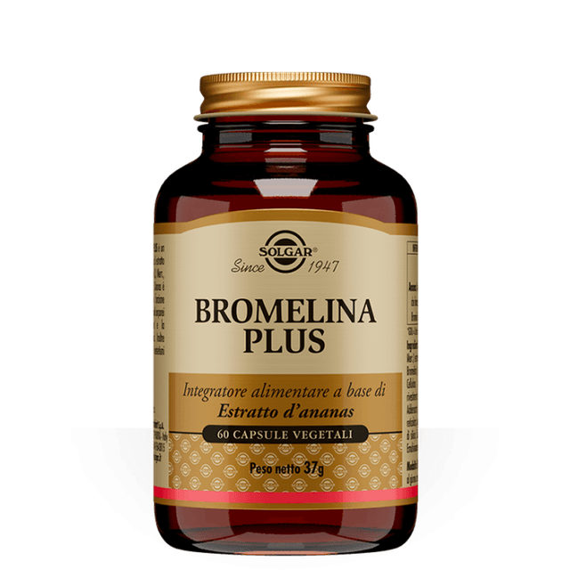 Broméline – 60 gélules | Solgar Bromelain Plus