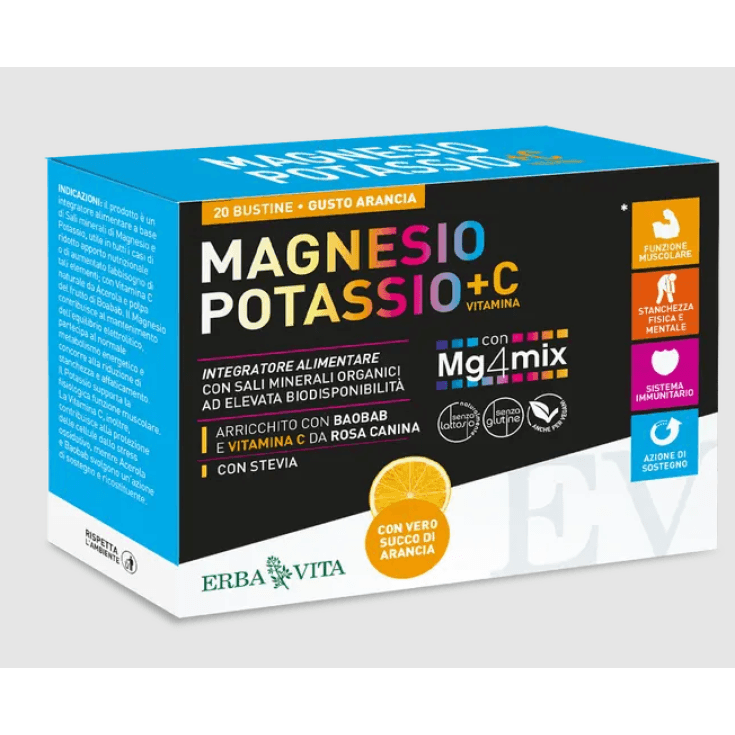 Magnesio e Potassio + Vit C Orange – Pulver