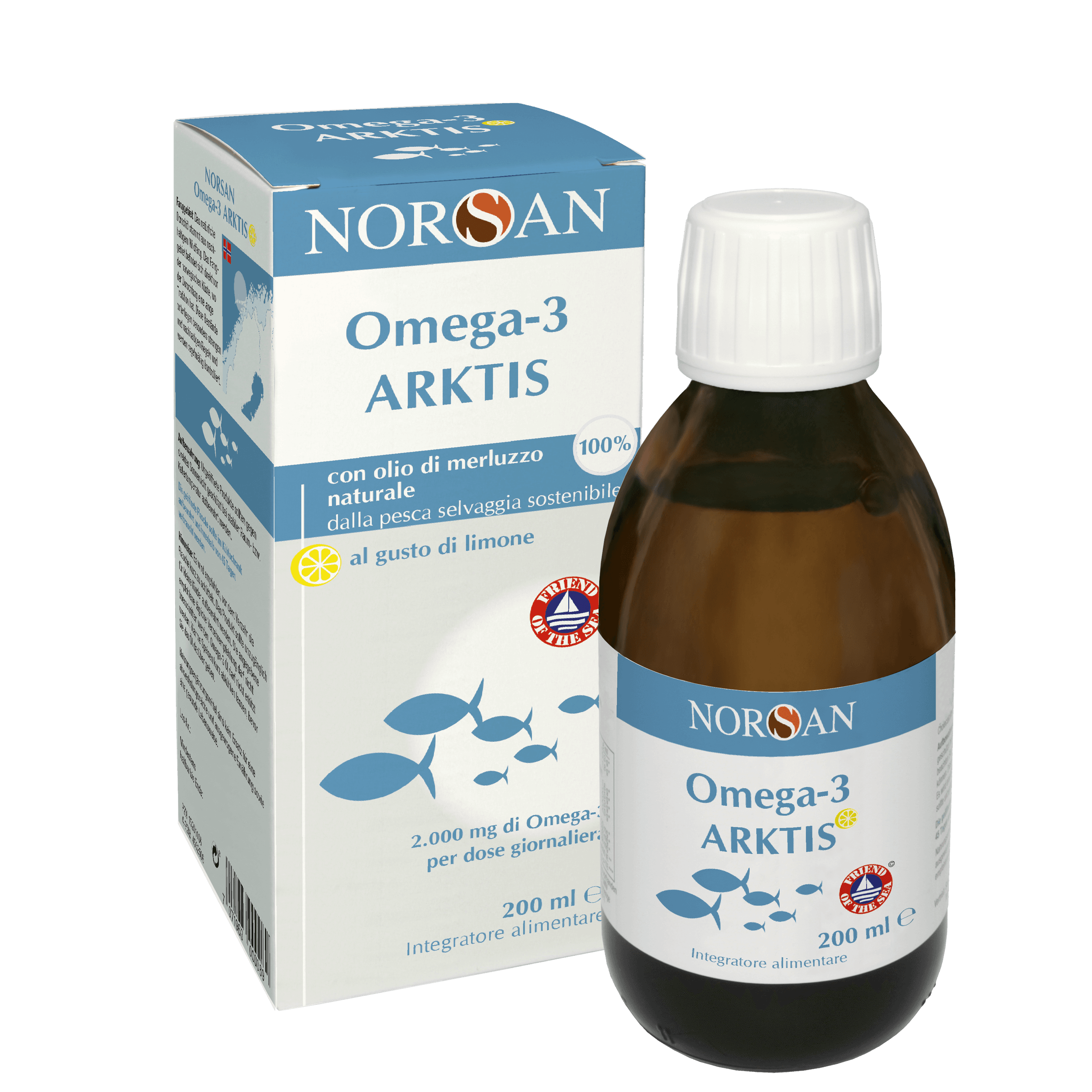 Norsan Omega-3 Arktis – 200 ml Flasche