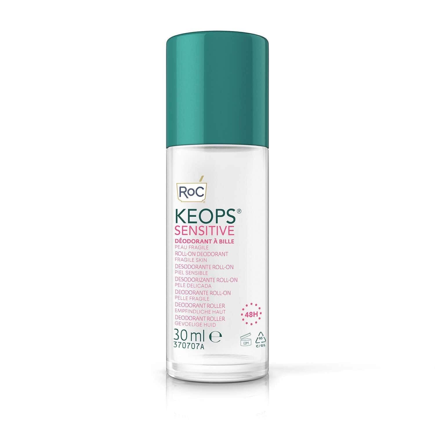 ROC KEOPS Déodorant Roll-On 48h Sensible