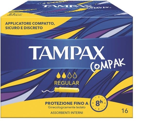 Tampax Compak Regular – 16 tampons
