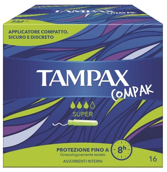 Tampax Compak Super – 16 tampons
