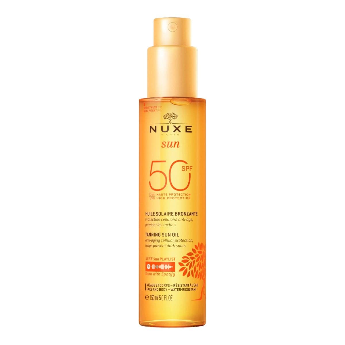 NUXE SUN Huile Visage Vitamine C SPF 50