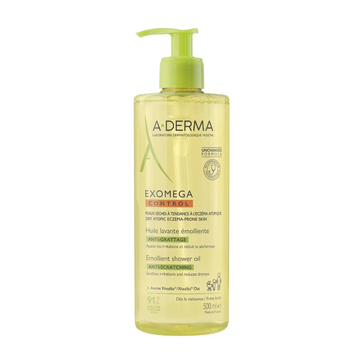 Exomega Control Huile Nettoyante – 500 ml