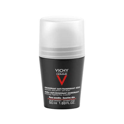 Vichy Homme Déodorant Roll-On Peau Sensible – 50 ml