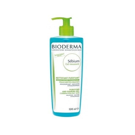 Bioderma Sébium Gel Moussant – 500 ml Gel Nettoyant