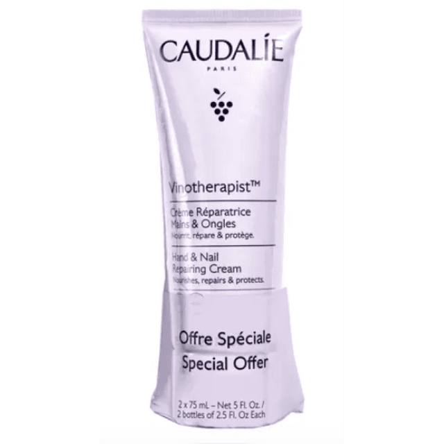 Caudalie Duo Crème Mains et Ongles – 2 x 75 ml