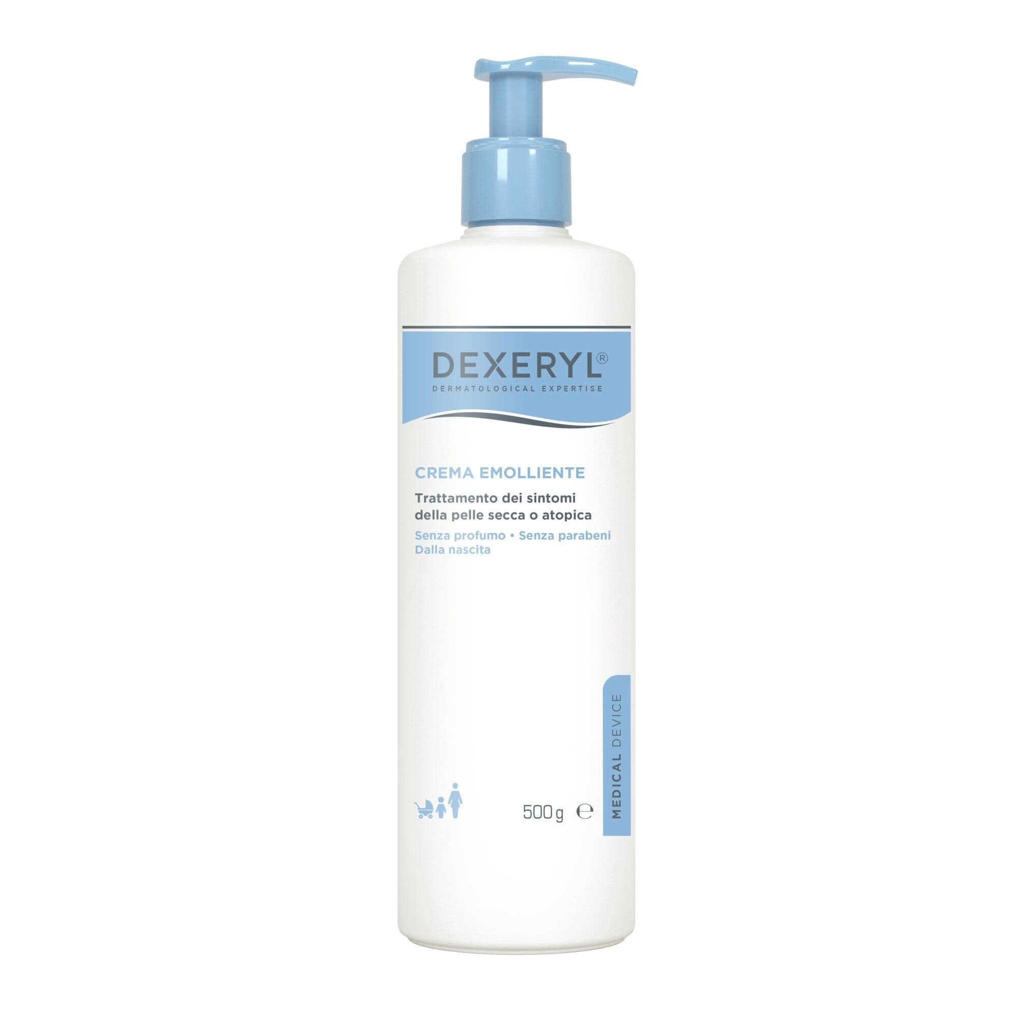 Dexeryl Pflegecreme – 500 g mit Dosierpumpe