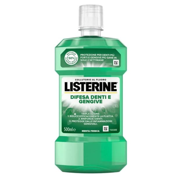 Listerine Dents & Gencives – 80 ml format voyage