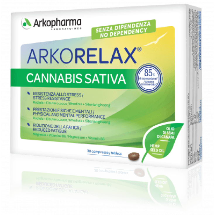 Arkorelax Cannabis Sativa – 30 comprimés