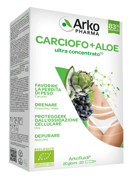Arkofluidi Carciofo + Aloe – 20 sachets