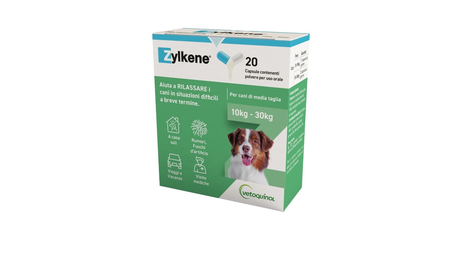 Zylkene 225mg – 20 gélules pour animaux