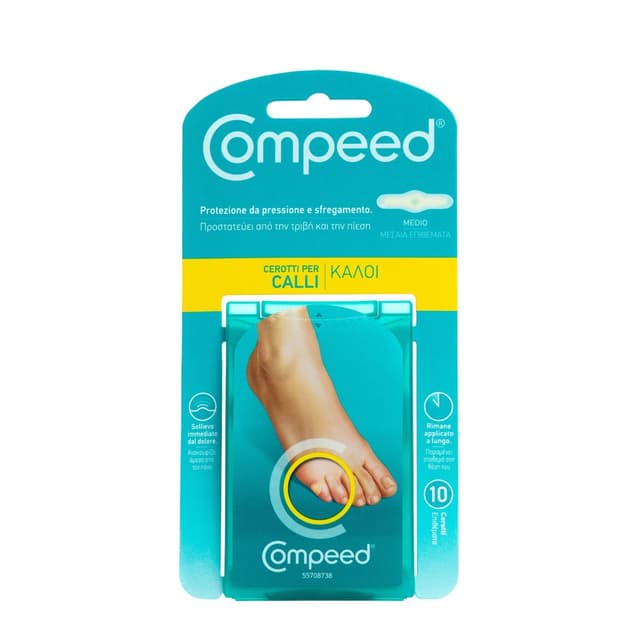 Compeed Pansements pour Callosités Taille Moyenne – 10 Pièces
