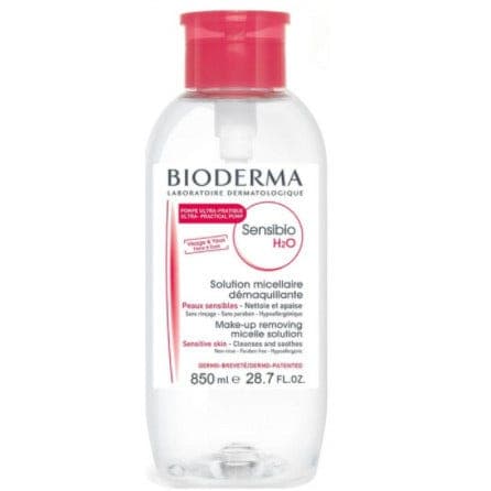 Sensibio H2O – Solution micellaire 850 ml avec pompe