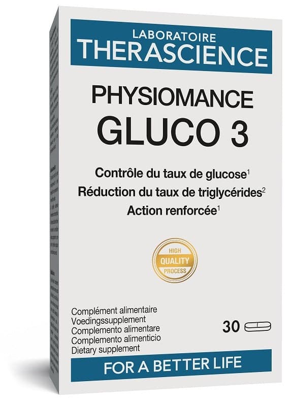 Physiomance Gluco 3 – 30 comprimés