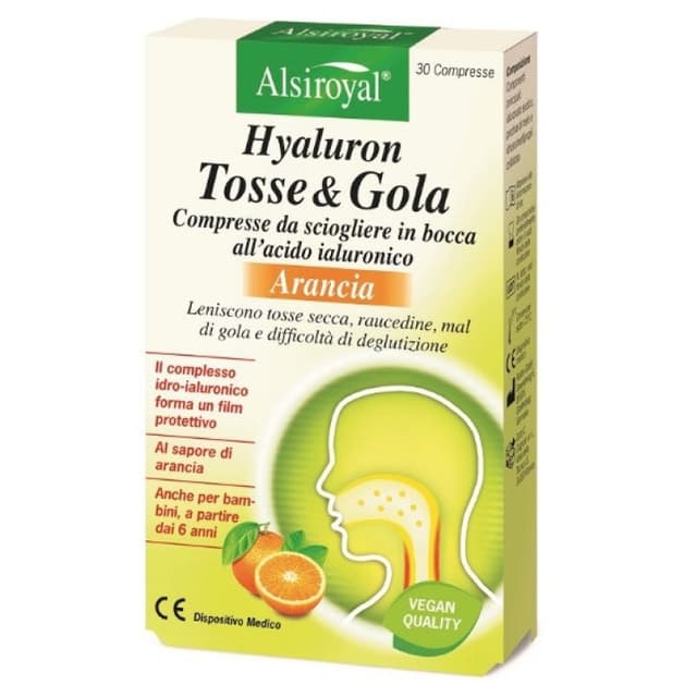 Acide hyaluronique – 30 comprimés | Hyaluron Toux&Gorge ARA