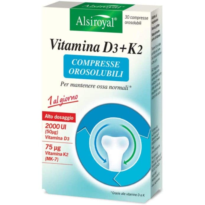 Vitamin D3+K2 – 30 comprimés