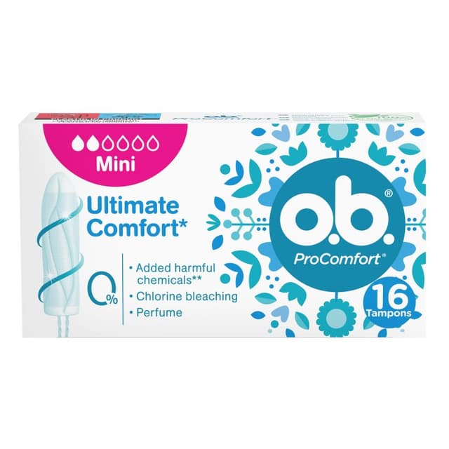 OB Pro Comfort Mini Tampons – 16 pièces