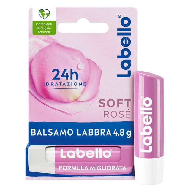 LABELLO Soft Rose – Stick 4,8 g