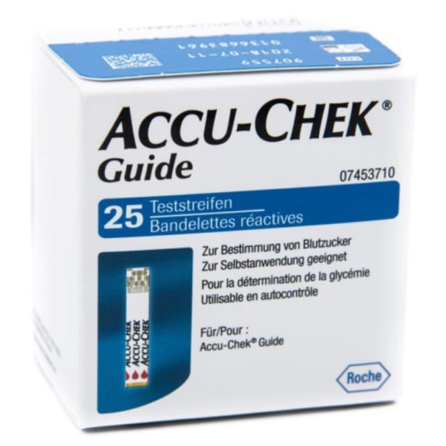 Accu-Chek Guide Bandelettes Réactives – 25 pièces