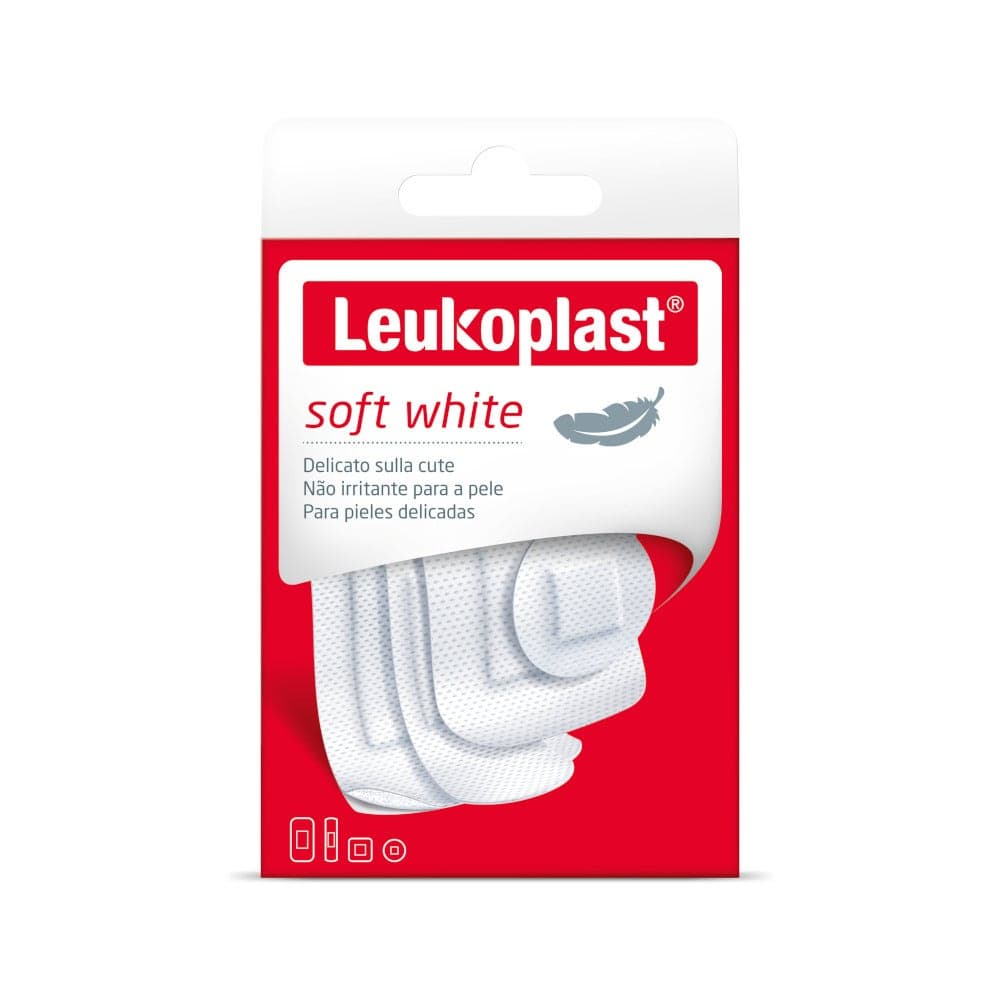 Leukoplast Soft White – 40 Pflaster assortiert