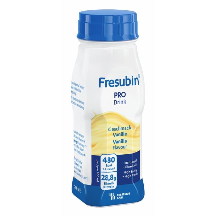 Fresubin Pro Drink Vanille – 4 Flaschen à 200 ml
