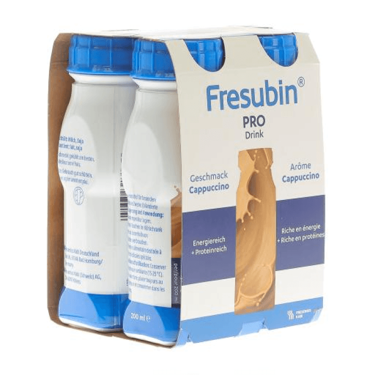 Fresubin Pro Drink Cappuccino – 4 Flaschen à 200 ml