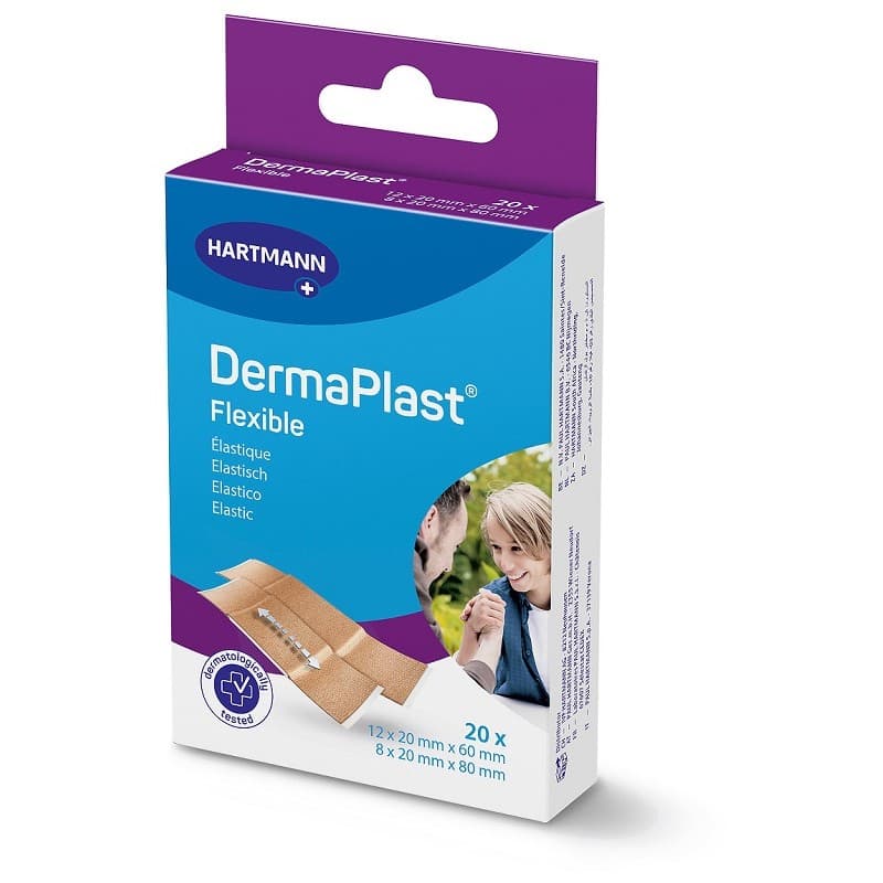 Dermaplast Flex – 2er-Rollen, 20 Packungen