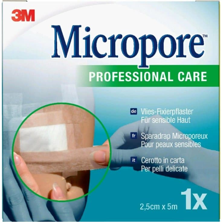 Micropore Surg T TA – Ruban adhésif stérile 5 mm x 25 mm