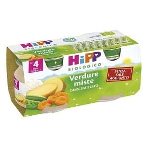 HiPP Pappée de Légumes Mélangés – 2×80 g