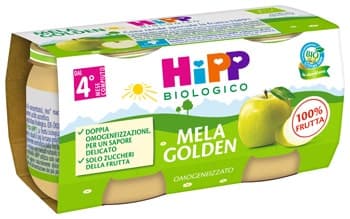 HiPP Puree de Pomme Golden Homogeneisee – 2x80g
