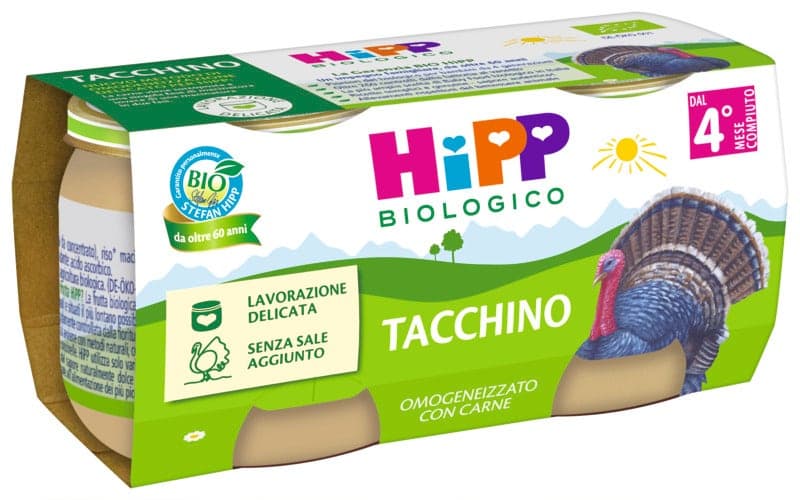 HiPP Bio Dinde Homogénéisée – 2×80 g