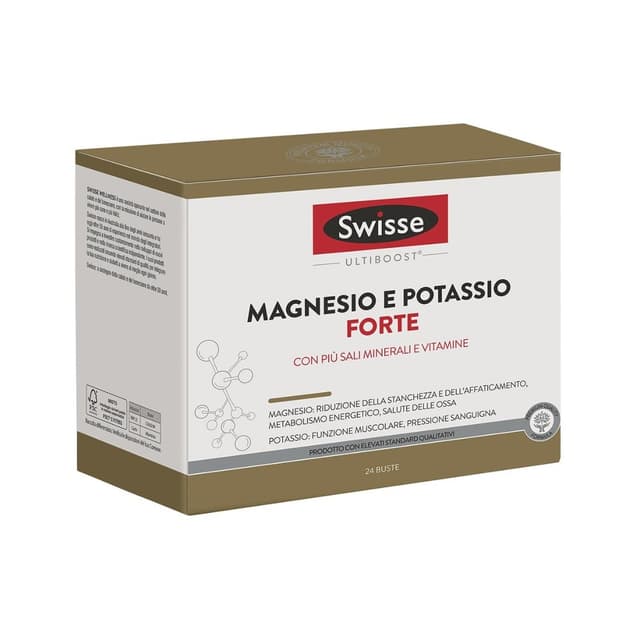 Potassium + Magnésium – 24 sachets | Swisse Magnesio Potassio