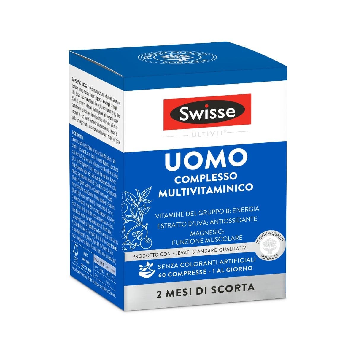 Swisse Multivit Uomo – 60 Kapseln