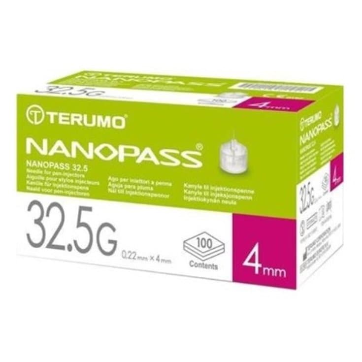 Nanopass Insulinpen 4 mm – 32,5 Gauge