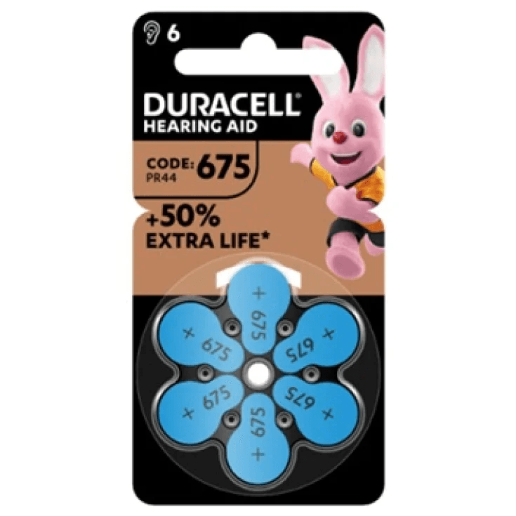 Duracell Easy Tab 675 – Piles pour Appareils Auditifs