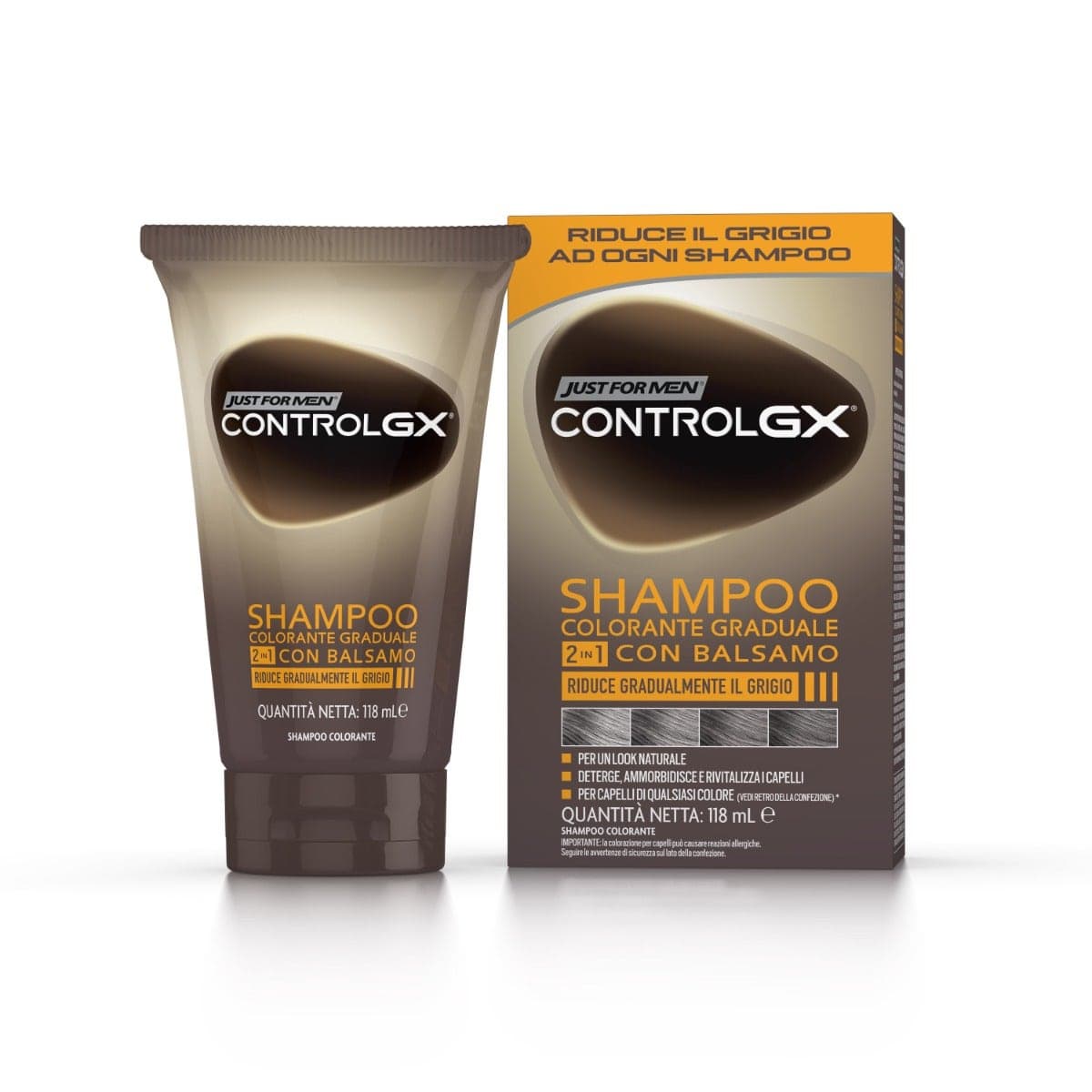 Just for Men Control GX 2in1 – Shampoing et Après-shampoing