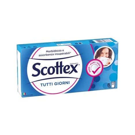 Scottex Tutti Giorni – 8 Rouleaux Papier Toilette
