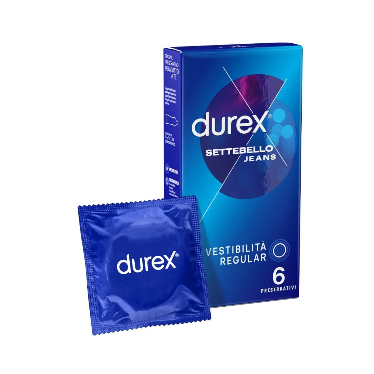 Durex Profil Jeans EasyOn – 6 préservatifs