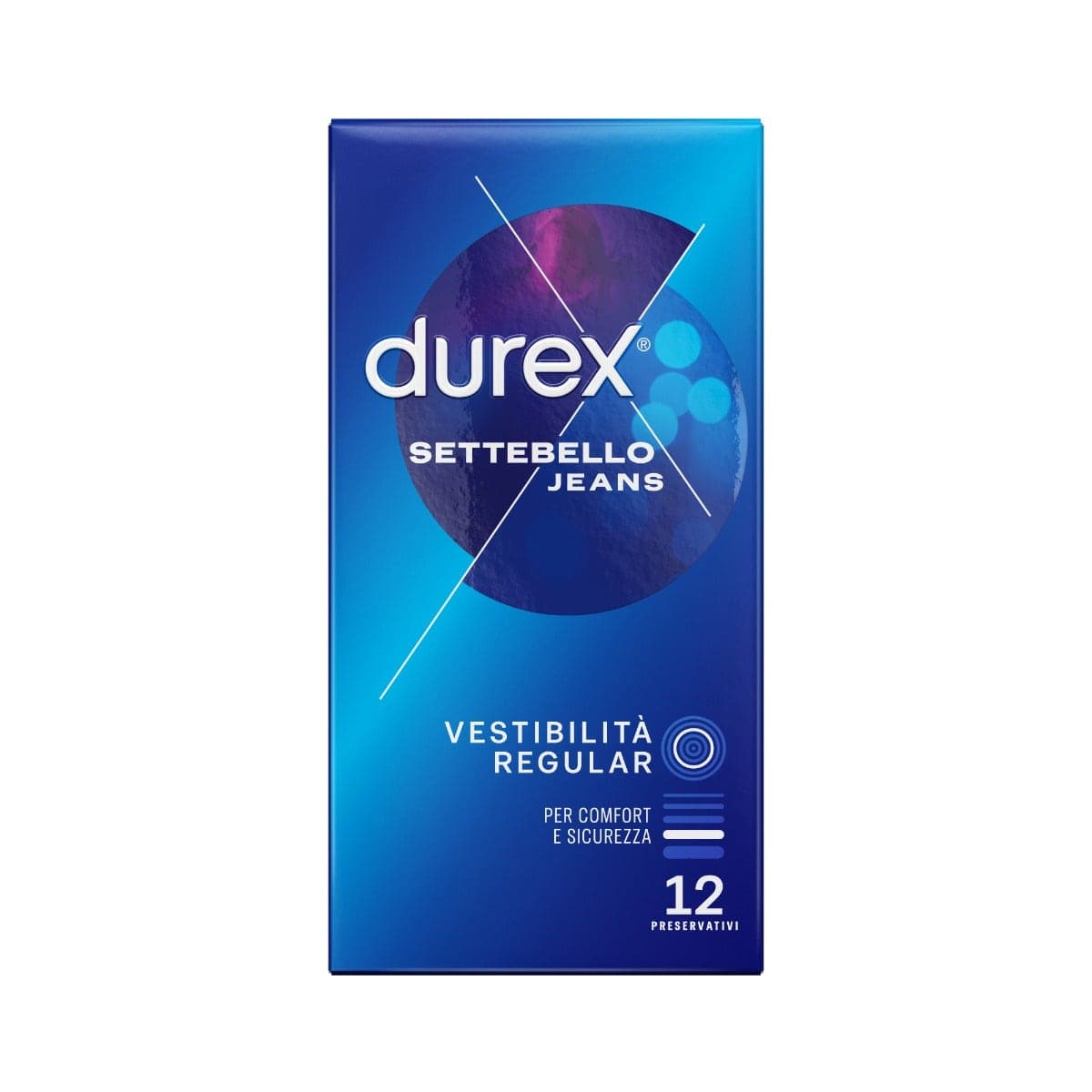 Durex Profil Jeans EasyOn – 12 préservatifs