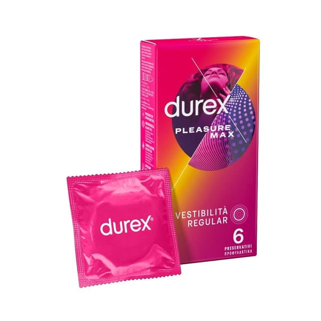 Durex Profil PleasureMax – 6 préservatifs