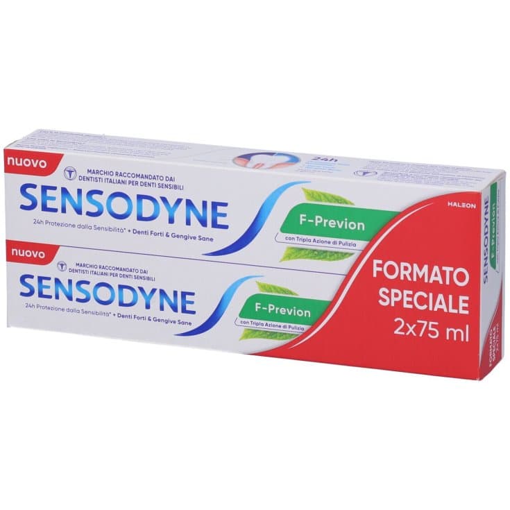 Sensodyne Fresh Mint – 2 × 75 ml Zahnpasta
