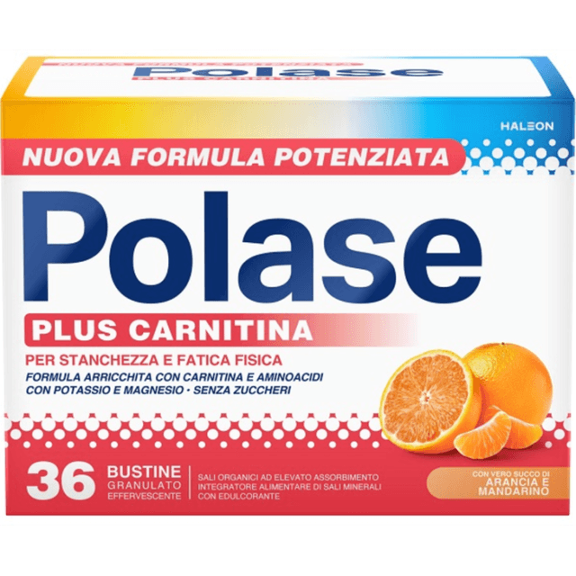 Magnésium + Potassium – 36 Sachets | Polase Plus Carnitine