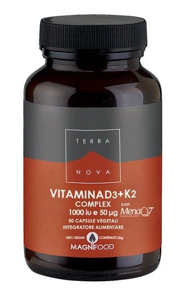 Vitamin D3+K2 – 50 Kapseln TerraNova