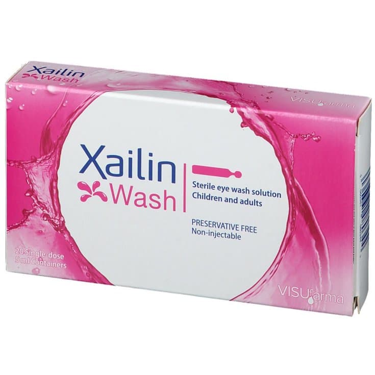 Xailin Wash – Solution ophtalmique stérile 20 ampoules