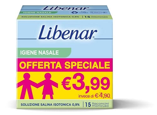 Libenar Ampoules Nasales Isotoniques – 15 ampoules x 5 ml