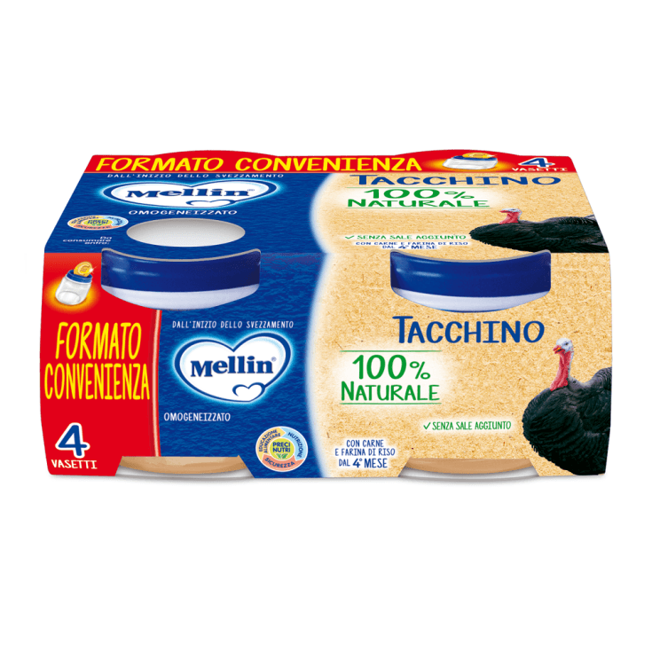 Mellin Omo Dinde – 4 x 80 g