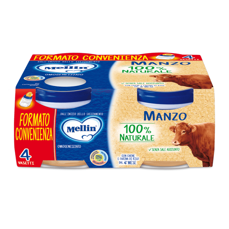 Mellin Omo Rind – 4×80 g