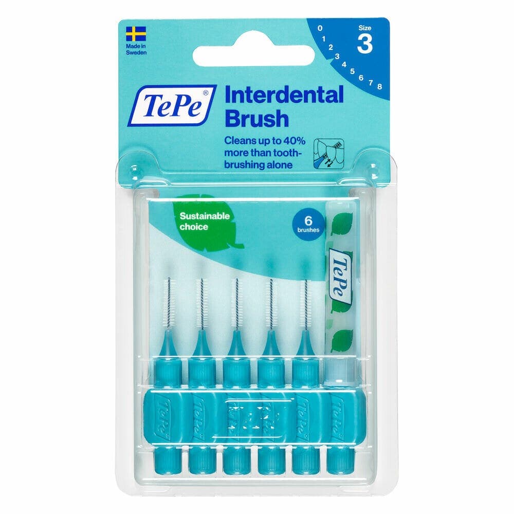 TePe Brosses Interdentaires Bleu 0,60 mm – Lot 6 pièces