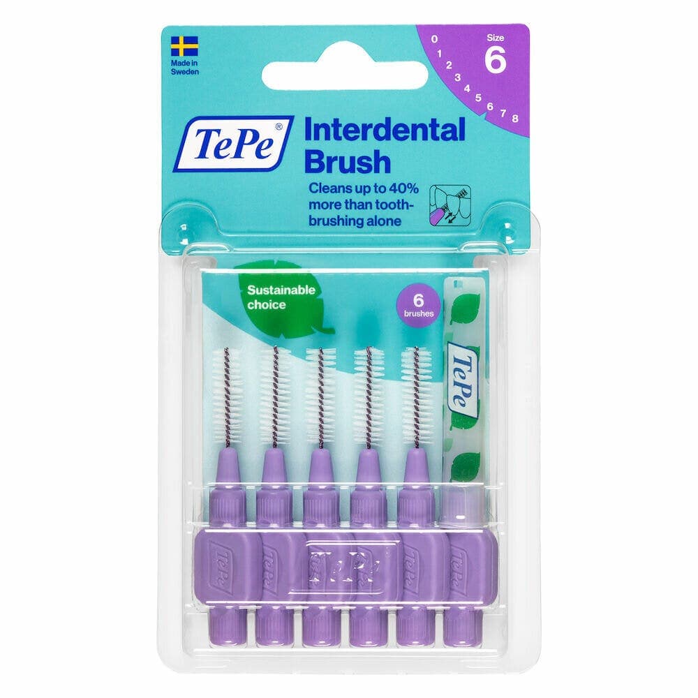TePe Brossettes interdentaires Violet 1,1 mm – 6 pièces